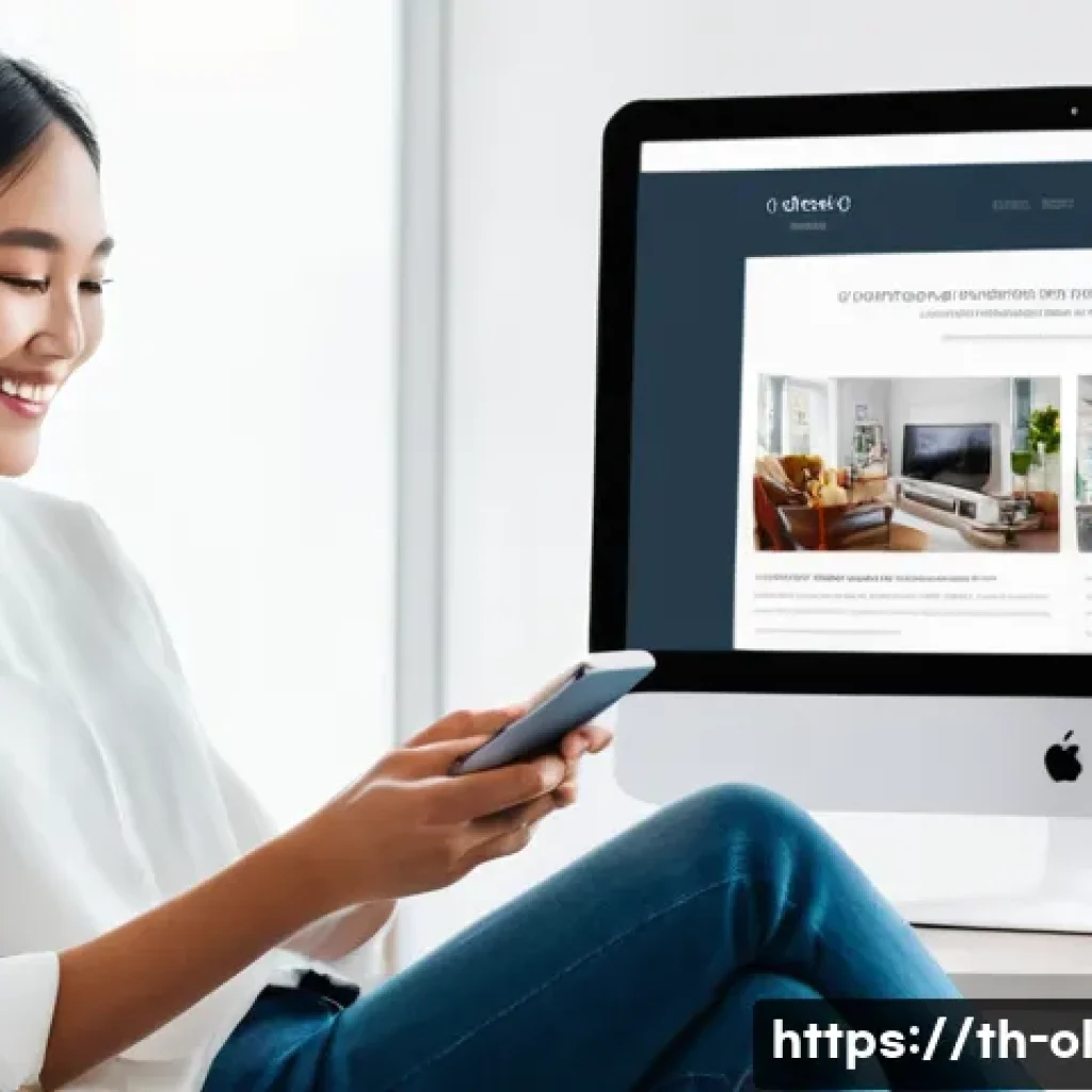 생태적 인터페이스의 반응형 디자인 - **Prompt 1: Seamless Responsive Web Experience Across Devices**
"A vibrant and modern living roo...