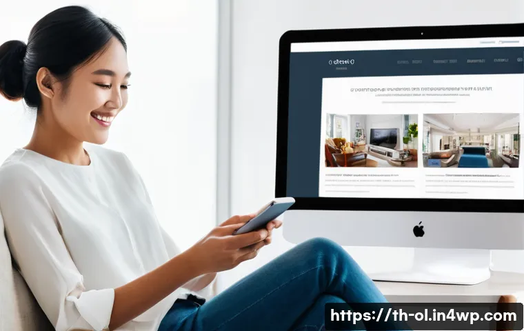 생태적 인터페이스의 반응형 디자인 - **Prompt 1: Seamless Responsive Web Experience Across Devices**
"A vibrant and modern living roo...